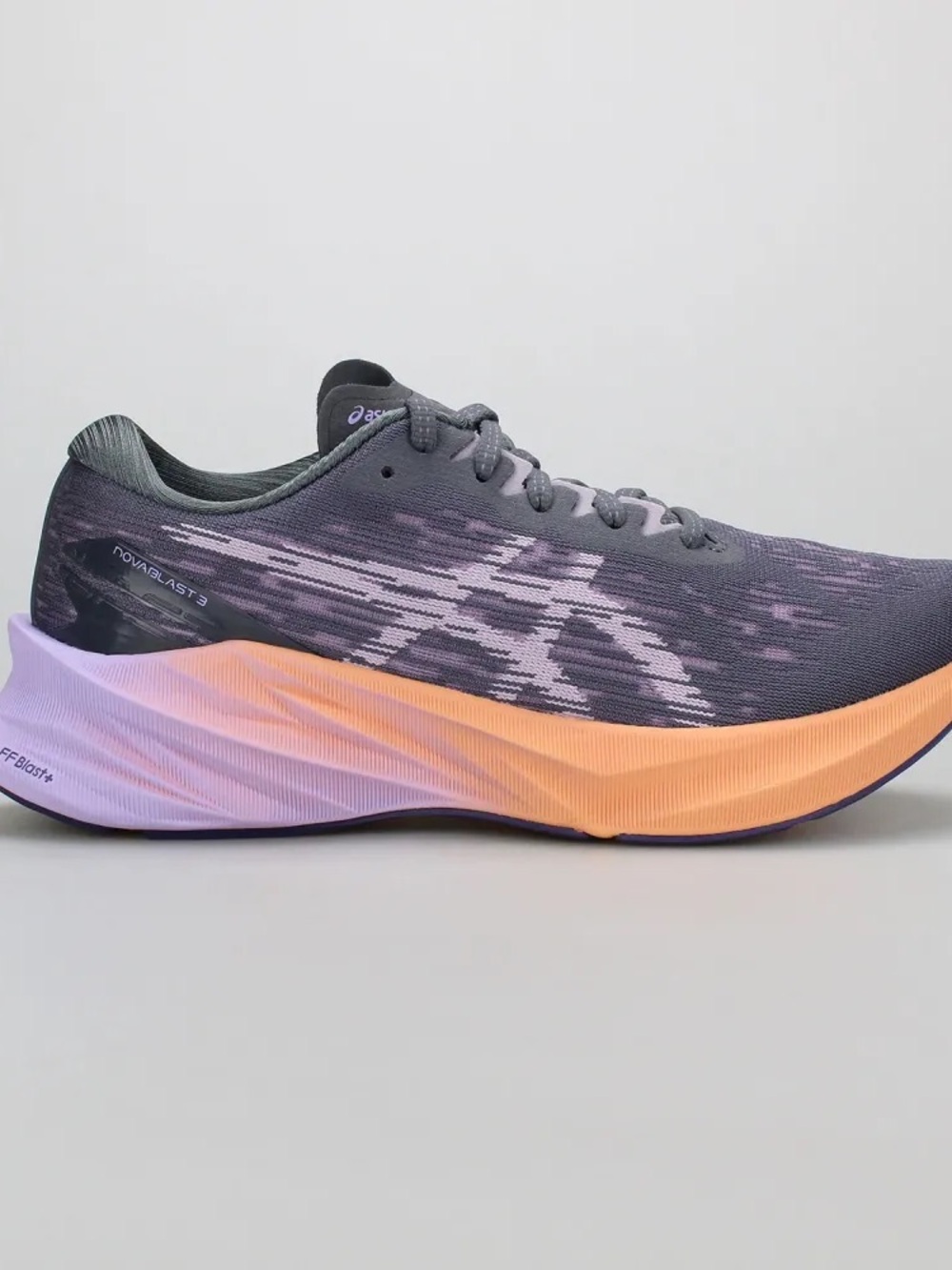 Asics Women's Gray and Orange Performance Running Shoes Metropolis Size 9.5